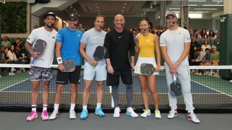 107410998 1715014598091 gettyimages 2151175630 Andre Agassi Plays Pickleball With Worlds Top Pros at Life Time PENN 1