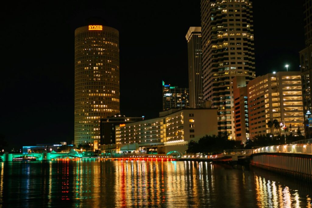 Downtown tampa night grove brands