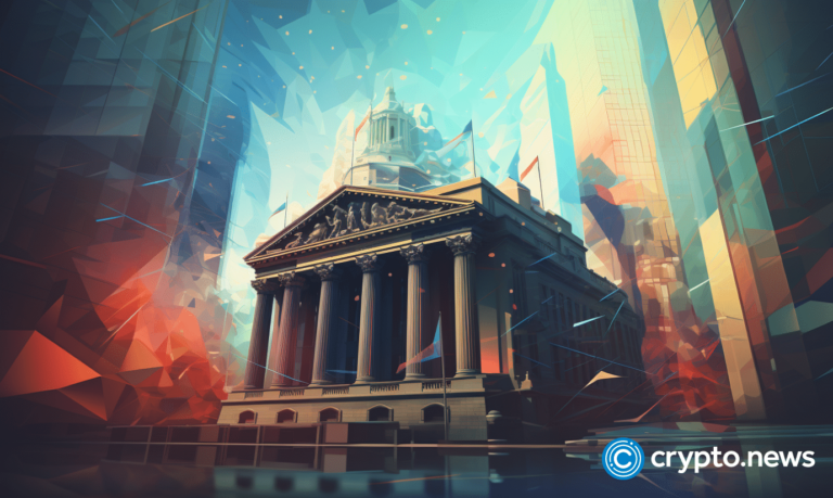 crypto news finance stock exchange blurry blackground bright colors low poly st v5.2