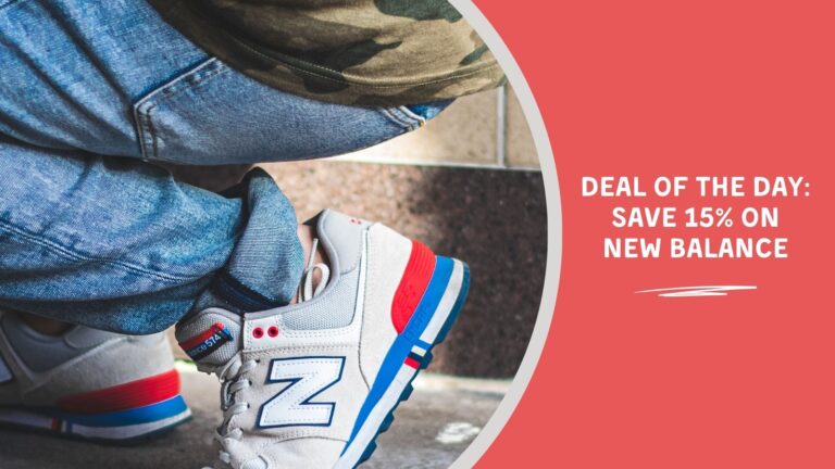 Deal of the Day Save 15 on New Balance