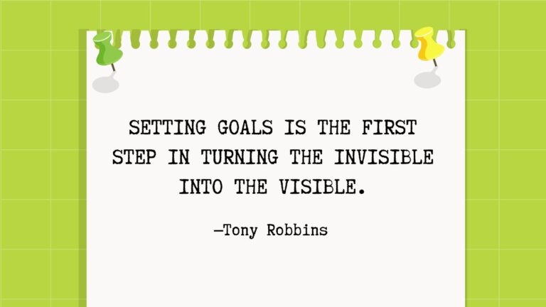 Goal Setting Quotes Feature